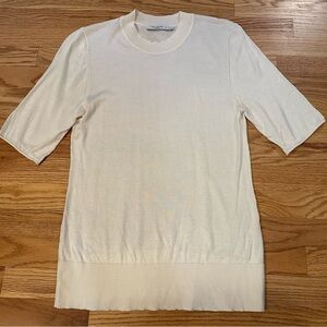 MM LaFleur 100% Silk Lightweight Soft Knit 3/4 Sleeve Top - Women’s Size XL